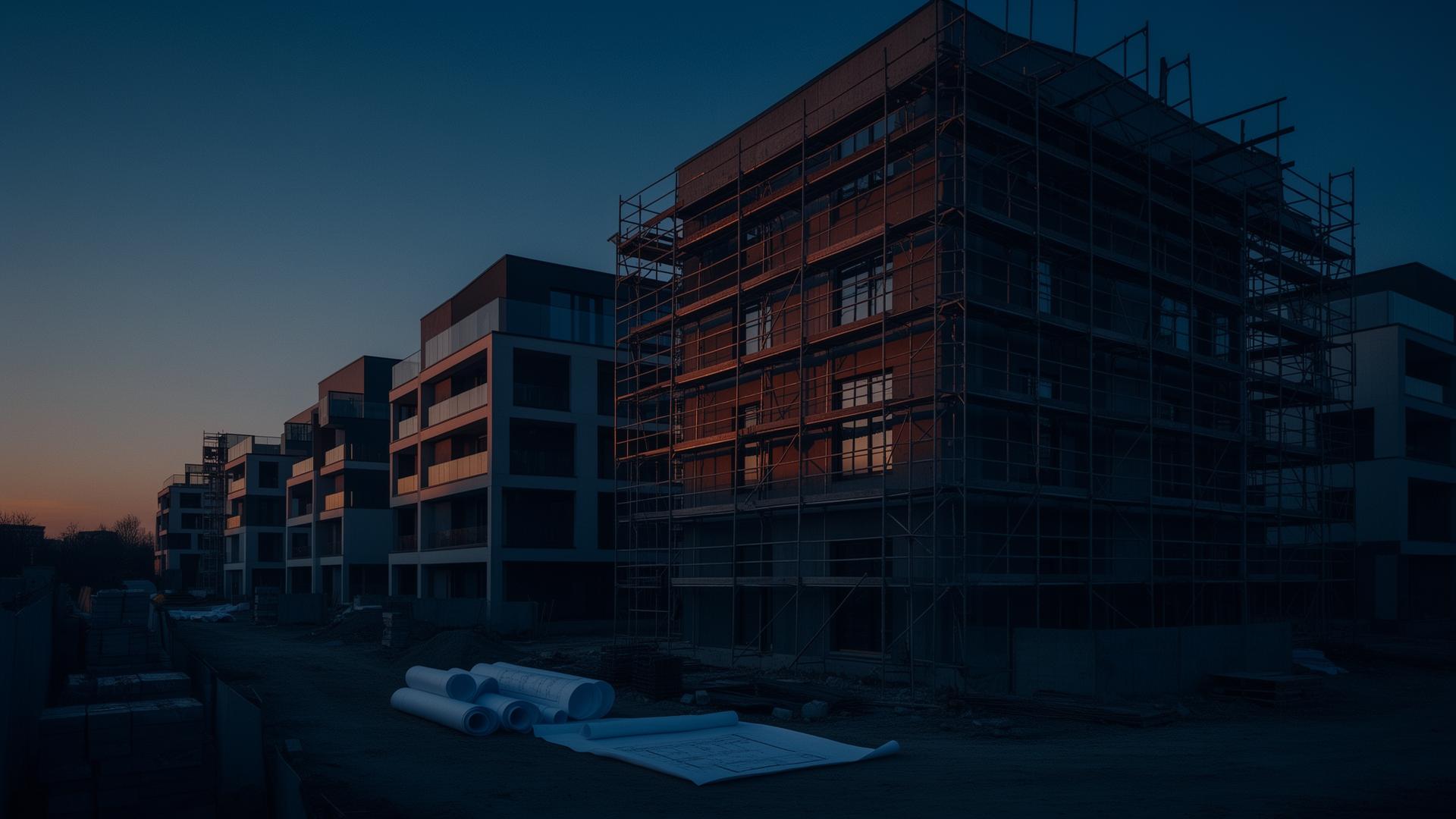 Obra em construção em Governador Valadares